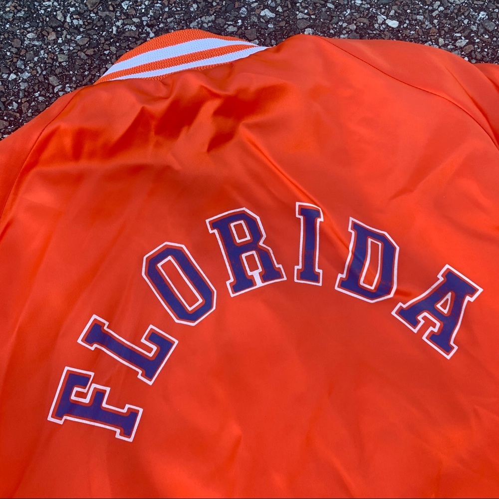 Vintage UF Florida Gators Chalk Line Satin Jacket - Picture 4 of 6